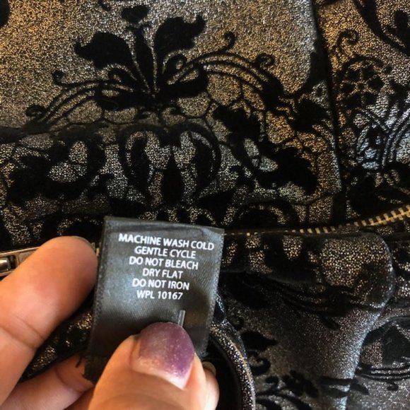 AQUA Sleeveless Dress Blk/Silver Sz S - Picture 6 of 8